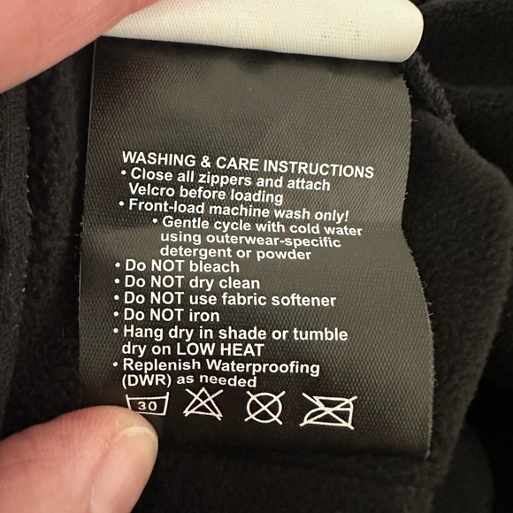 686 Womens Smarty Snowboard Pants Fleece Liner Zip-In Black Boyfriend Fit Medium - Picture 8 of 9